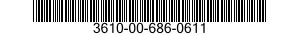 3610-00-686-0611  3610006860611 006860611