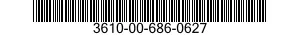 3610-00-686-0627  3610006860627 006860627