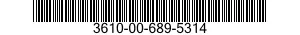 3610-00-689-5314 CAM,DRAWSLIDE 3610006895314 006895314