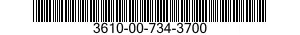 3610-00-734-3700  3610007343700 007343700