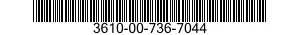 3610-00-736-7044 CRANK 3610007367044 007367044