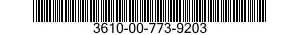 3610-00-773-9203  3610007739203 007739203