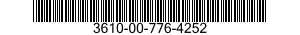 3610-00-776-4252  3610007764252 007764252