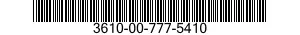 3610-00-777-5410  3610007775410 007775410