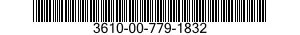 3610-00-779-1832 CAM,OPERATING,CUT O 3610007791832 007791832