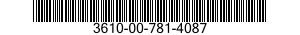 3610-00-781-4087  3610007814087 007814087