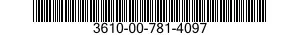 3610-00-781-4097  3610007814097 007814097