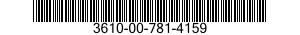 3610-00-781-4159 BEARING,BALL,ANNULAR 3610007814159 007814159