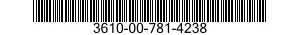 3610-00-781-4238  3610007814238 007814238