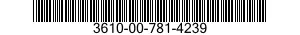 3610-00-781-4239  3610007814239 007814239