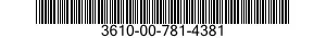3610-00-781-4381 CASTING GRIPPER 3610007814381 007814381