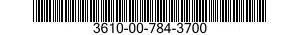 3610-00-784-3700  3610007843700 007843700