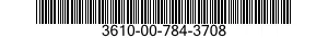 3610-00-784-3708  3610007843708 007843708