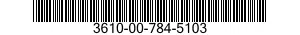 3610-00-784-5103  3610007845103 007845103