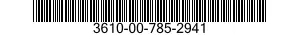 3610-00-785-2941  3610007852941 007852941