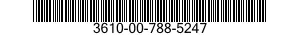 3610-00-788-5247  3610007885247 007885247