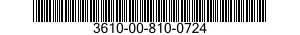3610-00-810-0724  3610008100724 008100724
