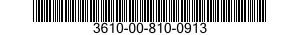 3610-00-810-0913  3610008100913 008100913