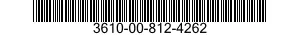 3610-00-812-4262  3610008124262 008124262