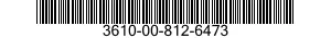 3610-00-812-6473  3610008126473 008126473