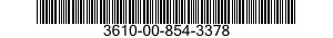 3610-00-854-3378 VALVE 3610008543378 008543378