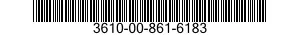 3610-00-861-6183  3610008616183 008616183