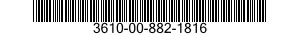 3610-00-882-1816  3610008821816 008821816