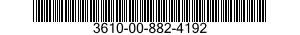 3610-00-882-4192  3610008824192 008824192