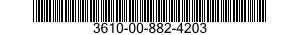 3610-00-882-4203  3610008824203 008824203