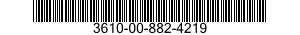 3610-00-882-4219  3610008824219 008824219