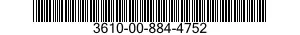 3610-00-884-4752  3610008844752 008844752