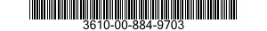 3610-00-884-9703  3610008849703 008849703