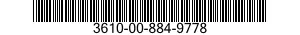 3610-00-884-9778  3610008849778 008849778