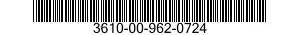 3610-00-962-0724  3610009620724 009620724