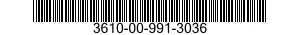 3610-00-991-3036  3610009913036 009913036
