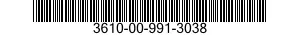 3610-00-991-3038  3610009913038 009913038
