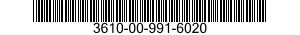 3610-00-991-6020  3610009916020 009916020