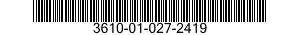 3610-01-027-2419  3610010272419 010272419