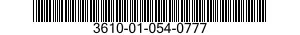 3610-01-054-0777 DISK,FUNCTION 3610010540777 010540777