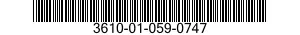 3610-01-059-0747  3610010590747 010590747