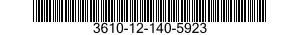 3610-12-140-5923  3610121405923 121405923