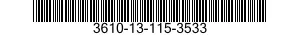 3610-13-115-3533 PHOTOCOPYING MACHIN 3610131153533 131153533