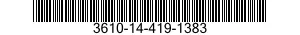 3610-14-419-1383 COPYING MACHINE,STABILIZATION PROCESS 3610144191383 144191383