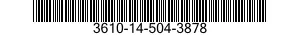 3610-14-504-3878 OFFSET BLANKET,RUBBER,PRINTING PRESS 3610145043878 145043878