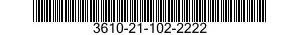 3610-21-102-2222 DUPLICATING MACHINE,STENCIL PROCESS 3610211022222 211022222