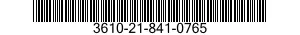 3610-21-841-0765  3610218410765 218410765