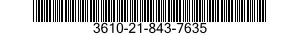 3610-21-843-7635 CARRIER SCREEN 3610218437635 218437635