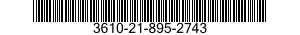3610-21-895-2743 COMPOSING MACHINE,PHOTO PRINTING TYPE 3610218952743 218952743