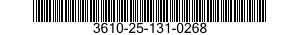 3610-25-131-0268  3610251310268 251310268