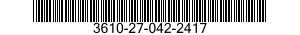 3610-27-042-2417 CARTRIDGE,TONER 3610270422417 270422417